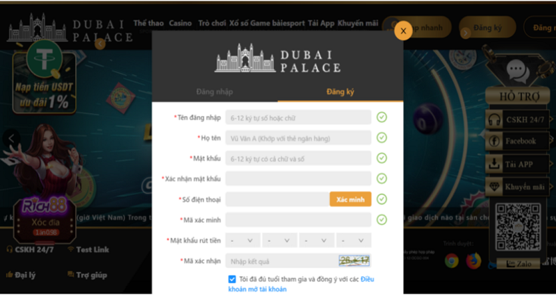 Dubai Palace - Sân chơi giải trí đậm chất hoàng gia 2023