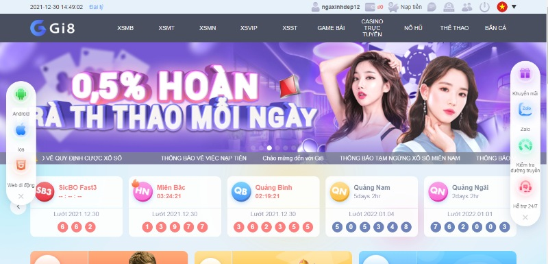 Gi8 – Nhà cái lô đề siêu uy tín với tỷ lệ cược 1 ăn 99